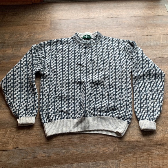 Vintage Men's Hunt Club Sweater Pure New Wool Sz Medium - Picture 1 of 7